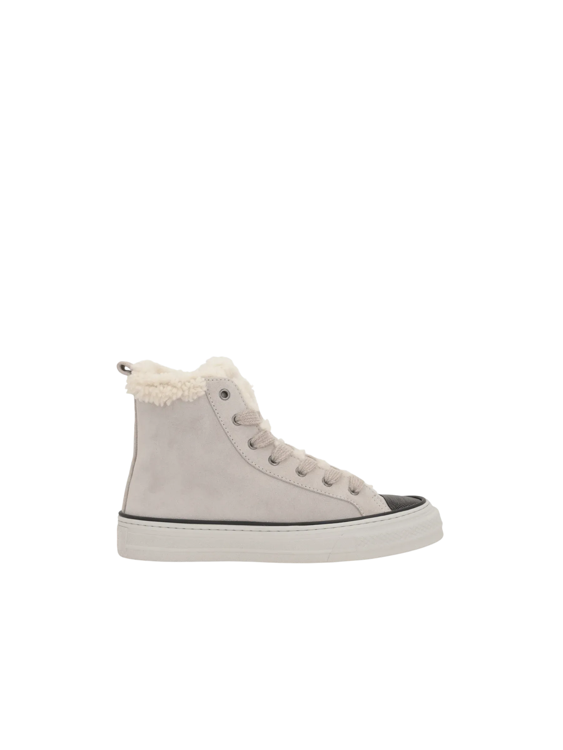 High-Top Suede Sneakers