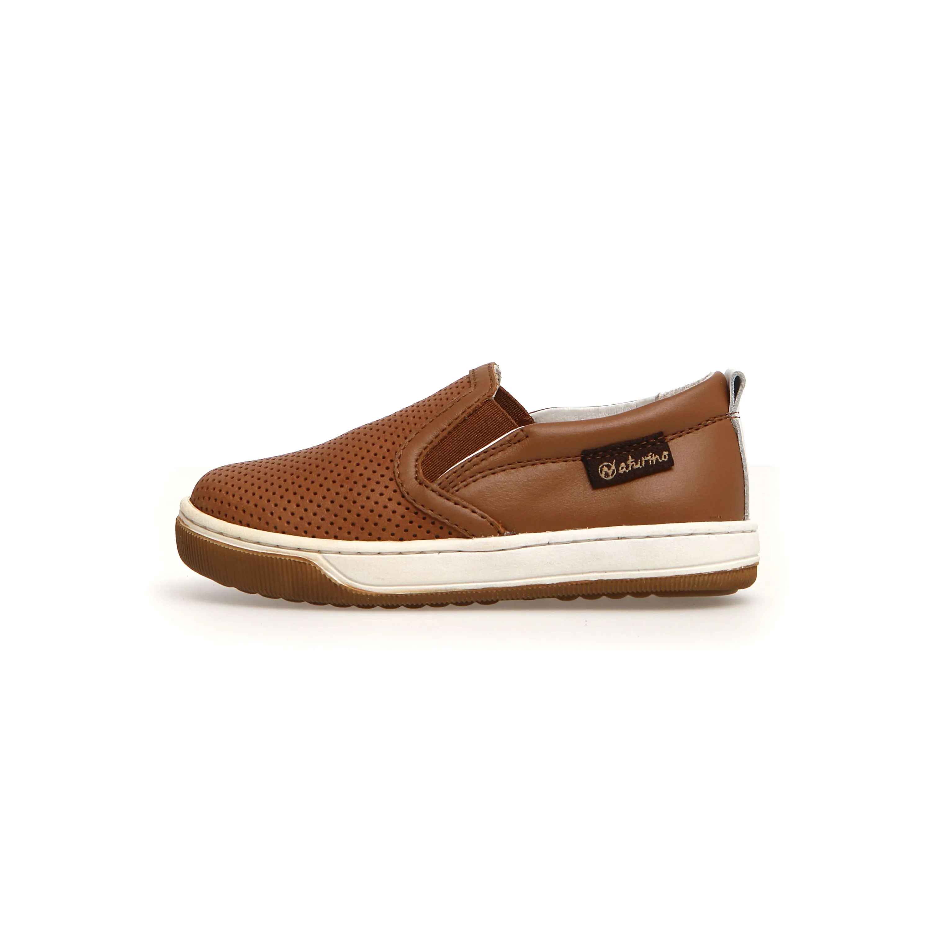 NATURINO - Savona Boys Cognac Leather Slip On